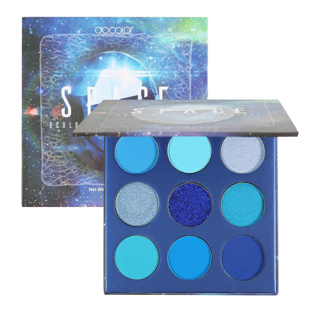 docolor front packaging showing compact palette and blue gemstone design for portability