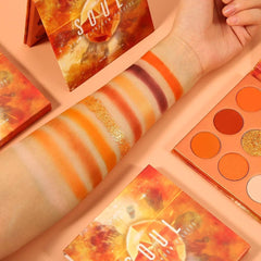 docolor close-up of matte shades highlighting smooth, blendable pigment payoff