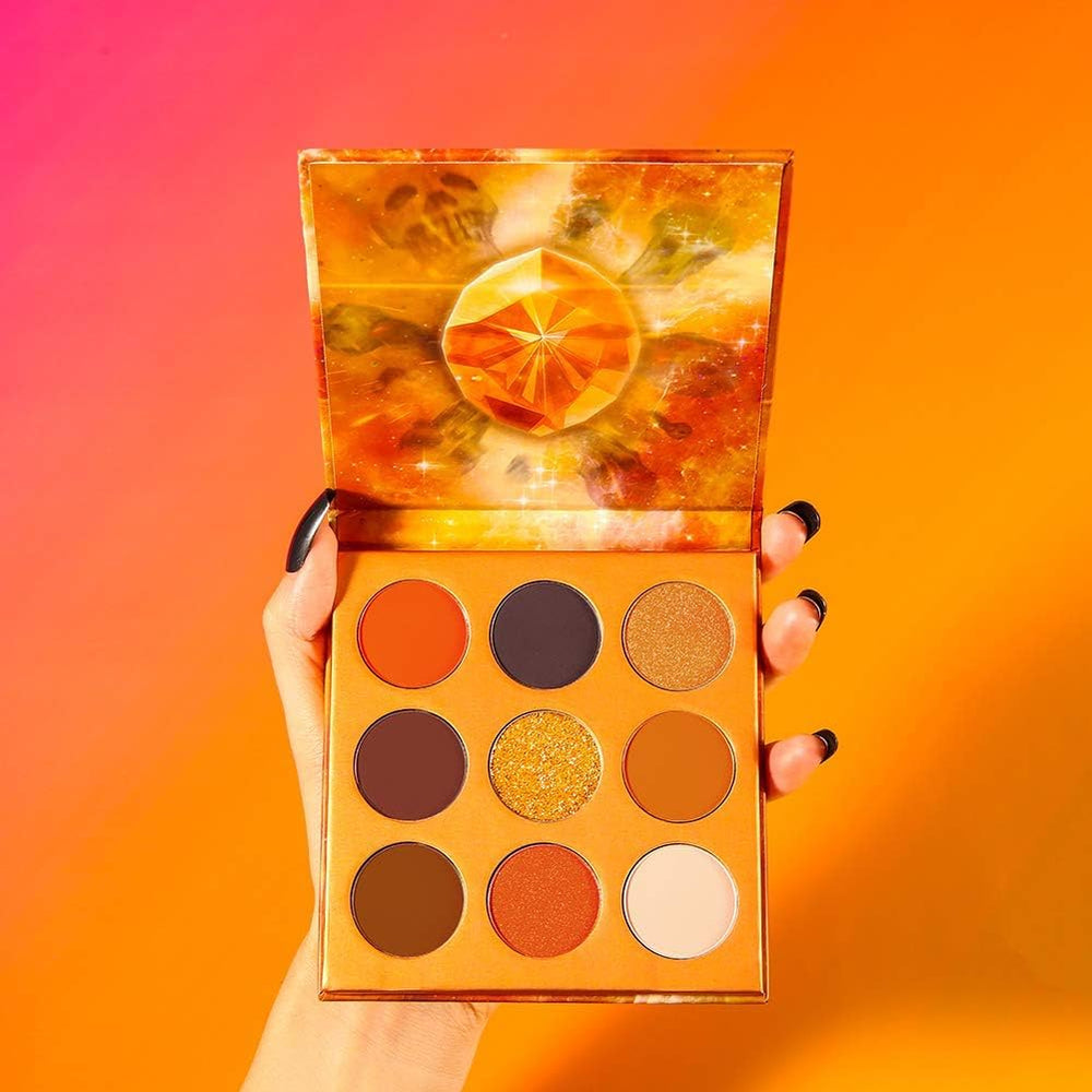 docolor arm swatches showing intensity and buildable orange shades
