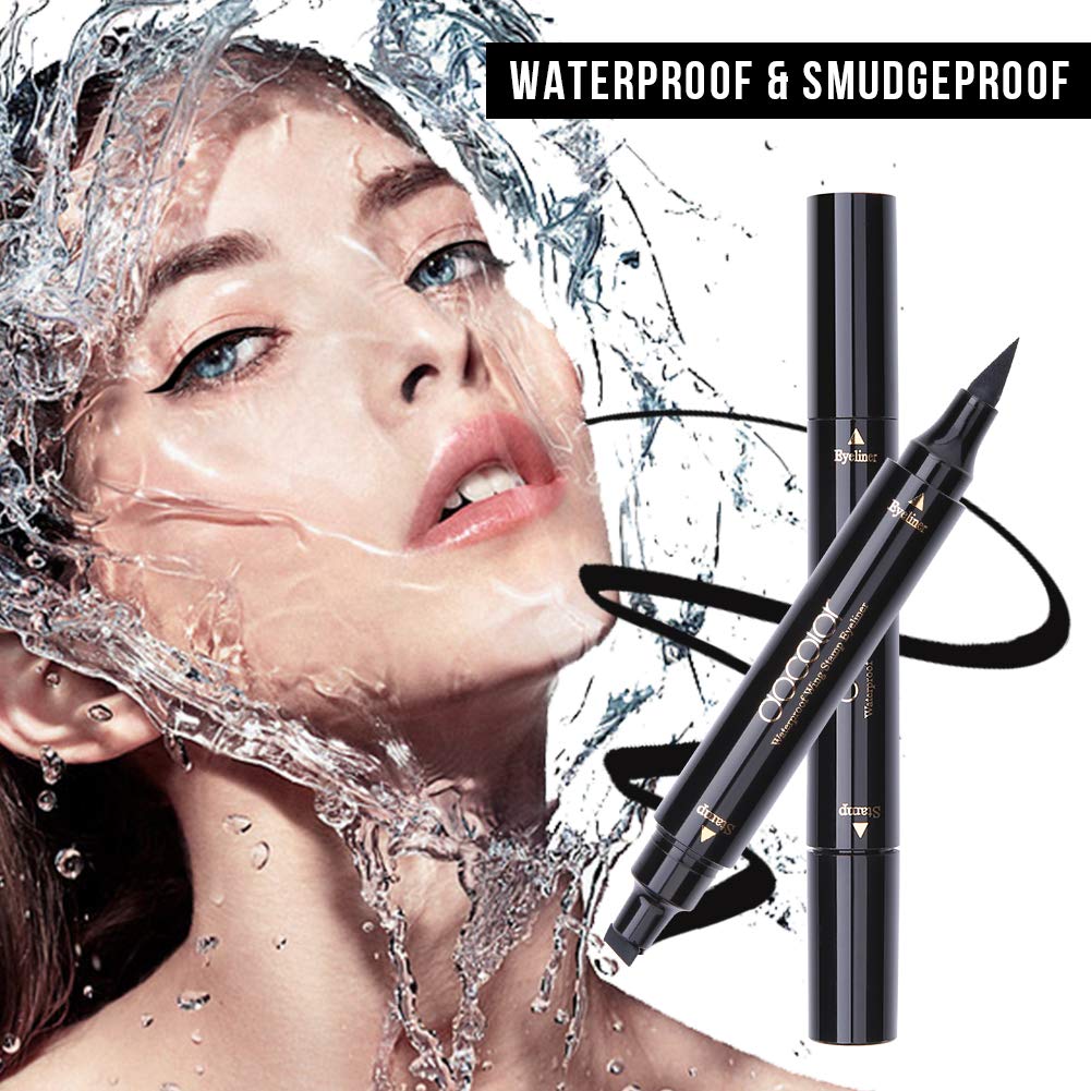 docolor used on eye lifestyle demonstrating flawless winged eyeliner benefit