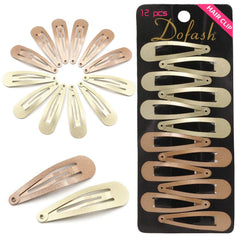 Dofash front card pack of 12 clips showing color mix and neat presentation benefit