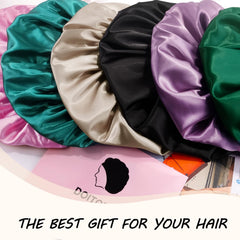 Doitory bedroom lifestyle sleeping scene illustrating overnight hair protection