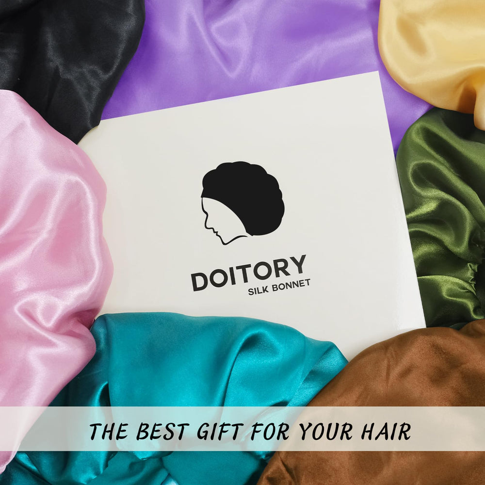 Doitory bonnet folded flat in packaging showing travel-ready protection