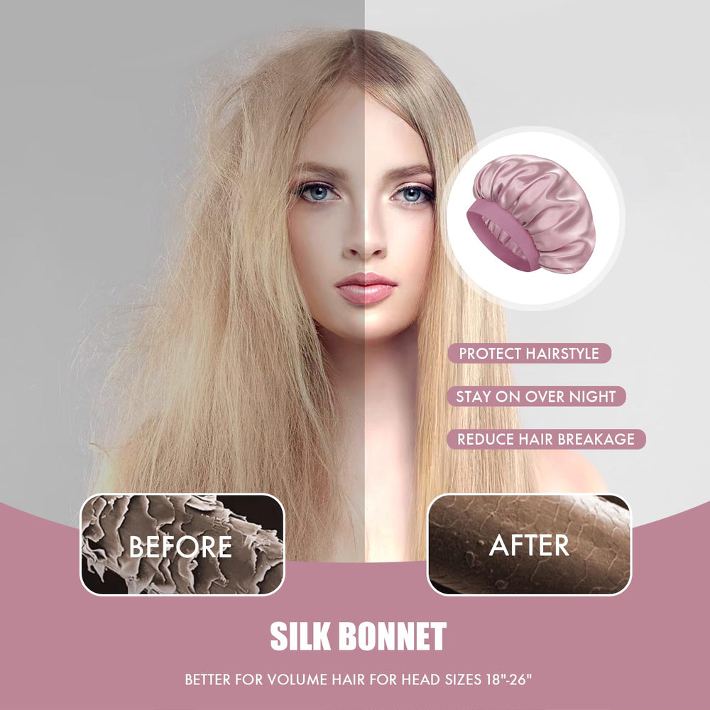 Doitory bonnet on mannequin showing roomy 14-inch diameter capacity