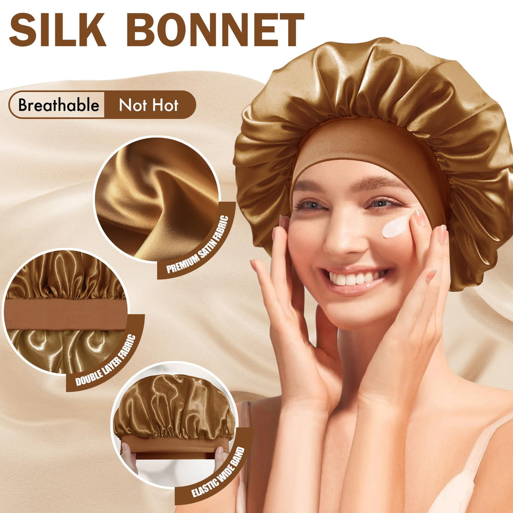 Doitory bonnet held in hand to show 14-inch roomy size and fit