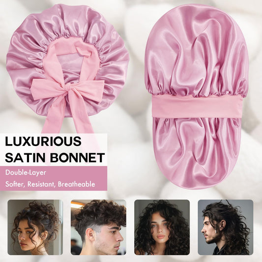 Doitory close-up satin lining highlighting soft texture and hair protection