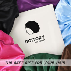 Doitory bonnet in loungewear setting showing stylish home accessory benefit
