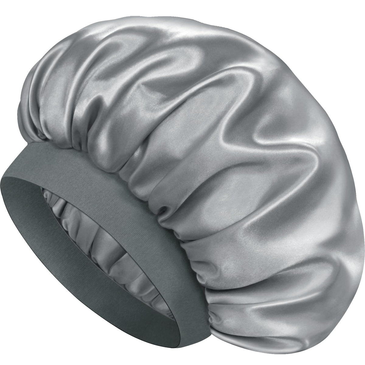 Doitory bonnet front view in silver showing smooth satin and stylish finish for protection
