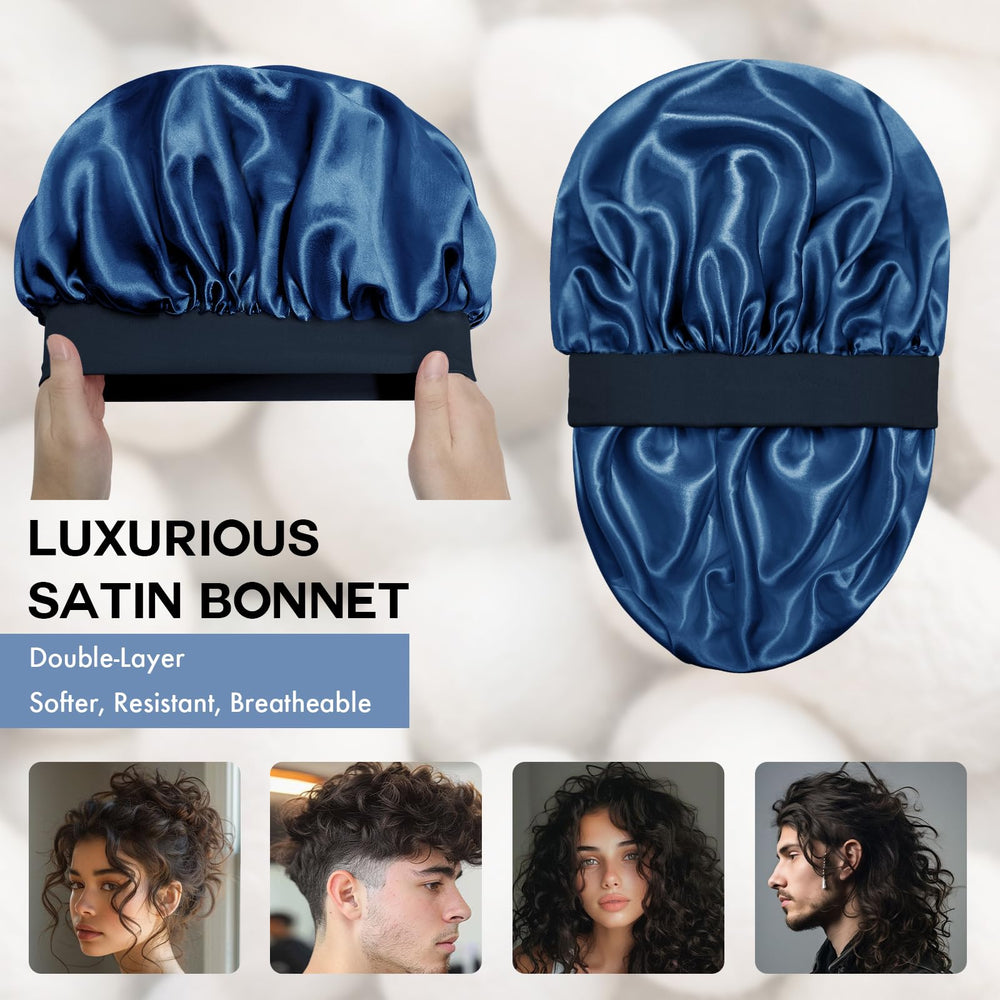 Doitory satin inner close-up showing smooth lining to reduce friction and frizz