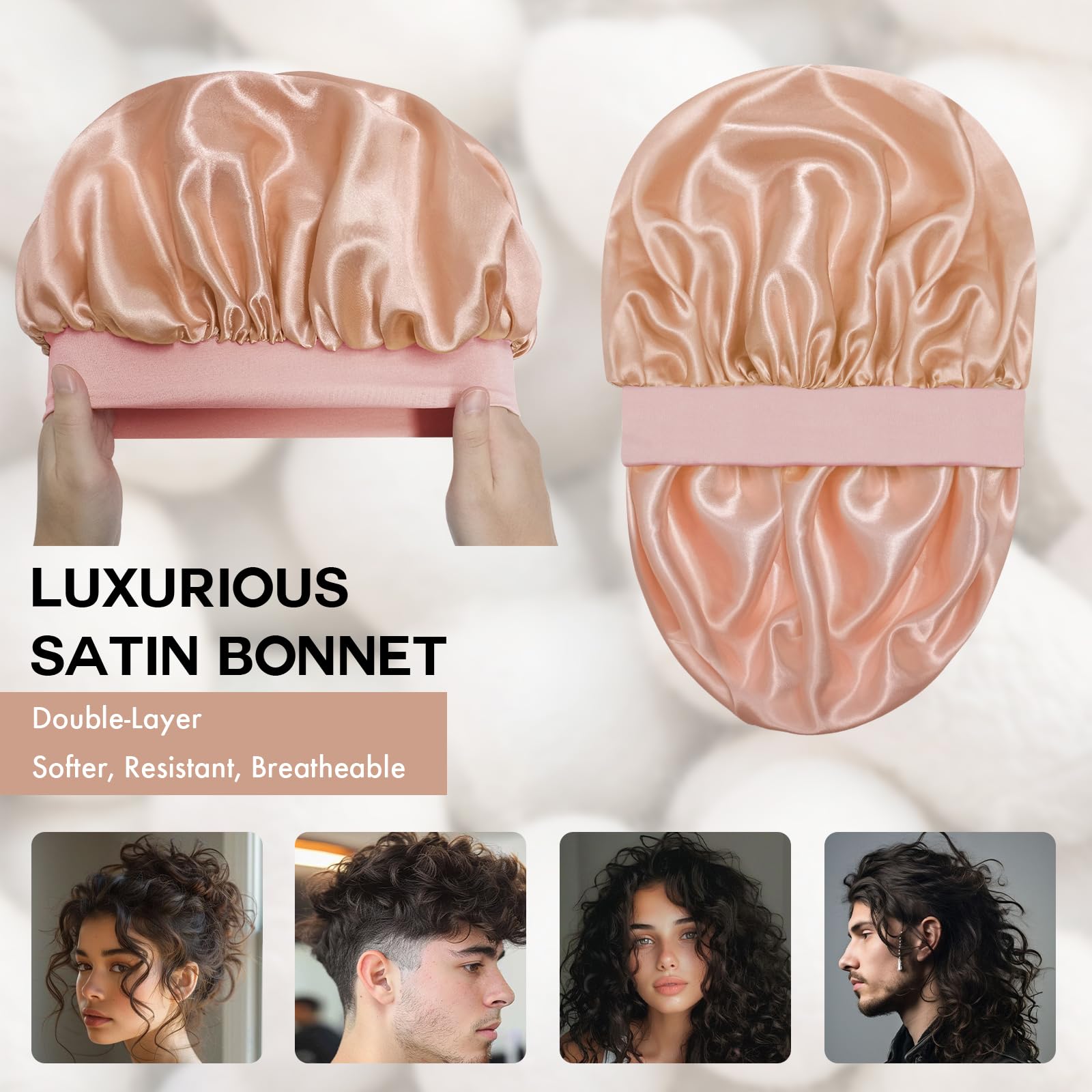 Doitory inner satin close-up highlighting soft lining that reduces friction and dryness