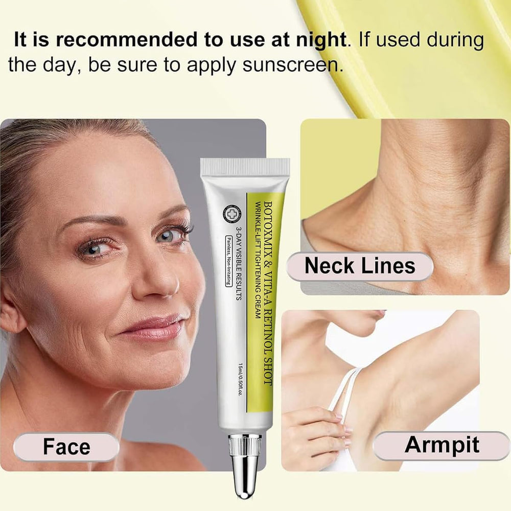 Doiveo retinol shot serum dispensed to illustrate concentrated active delivery and renewal
