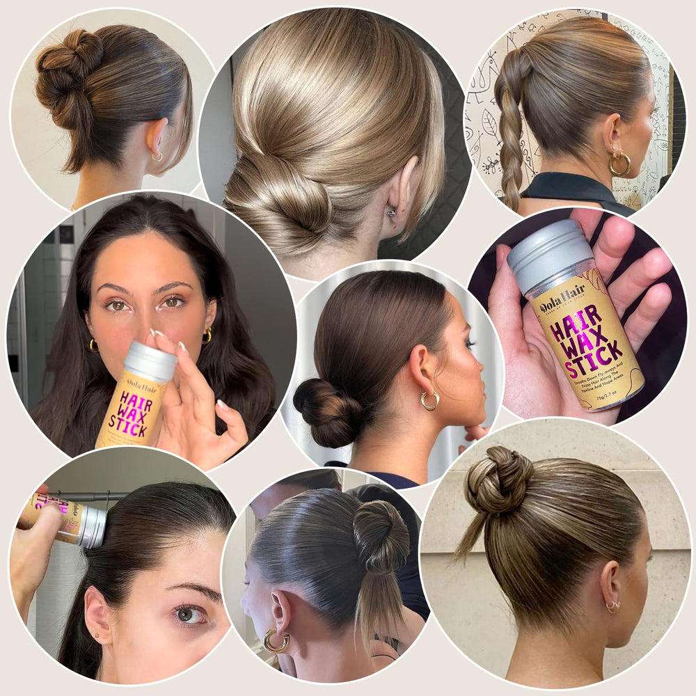 dolahair application on hairline demonstrating targeted control and reduced flyaways