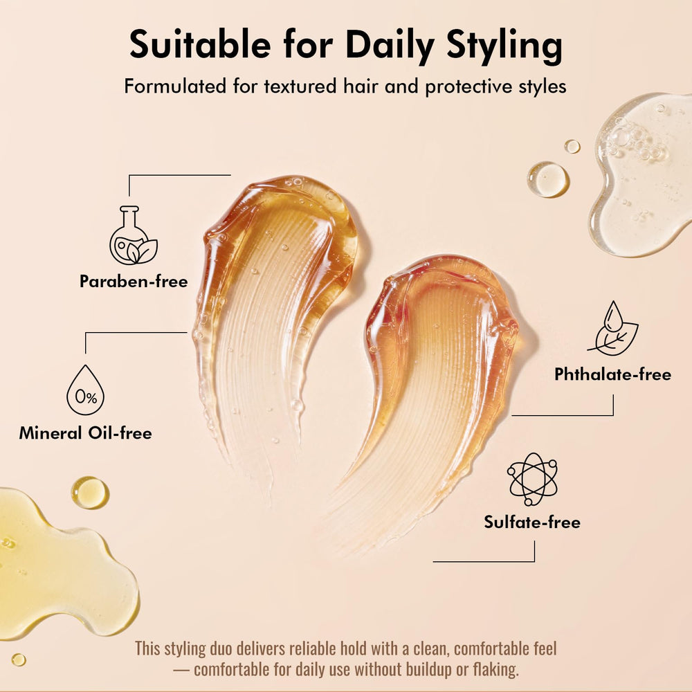 Dolahair used on braids before and after smoothing minimizing frizz