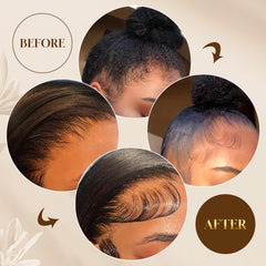 Dolahair used during braiding to reduce frizz and hold sections