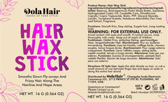 Dolahair kit beside a coin size comparison showing compact travel-friendly size