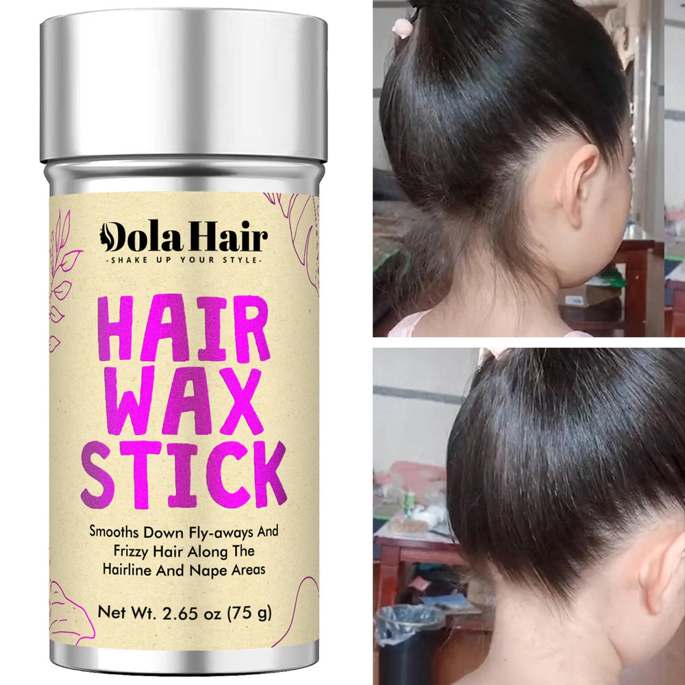 Dolahair close-up of wax stick texture with easy application