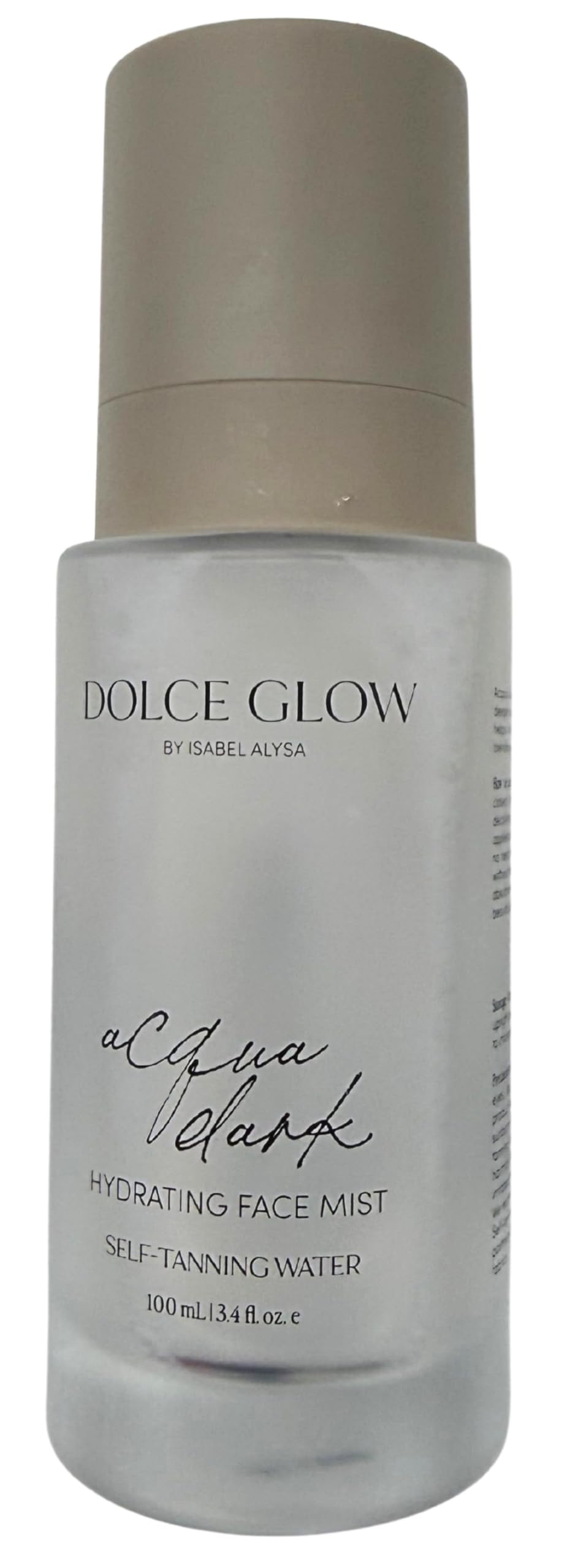 Dolce Glow mist used over makeup providing natural radiant finish