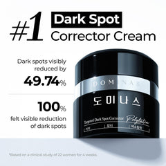 DOMINAS cream texture close-up highlighting smooth blend and hydrating feel
