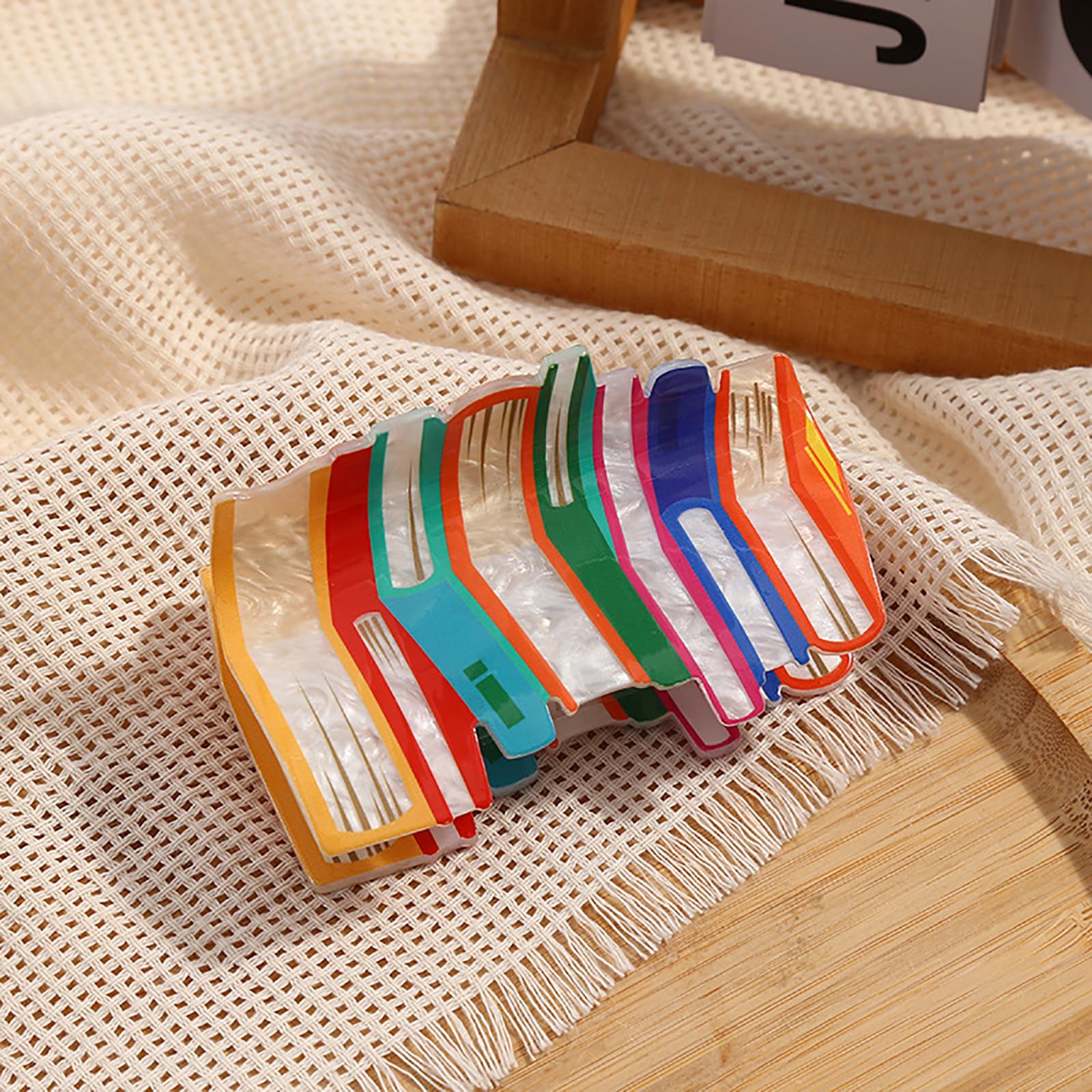 Doneace clip beside ruler showing size for easy reference and fit