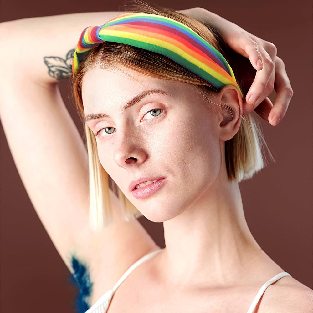 Doneace side knot detail showing secure top knot and stylish festival appeal