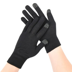Donfri gloves front packaging showing two pairs and black color benefit: neat storage