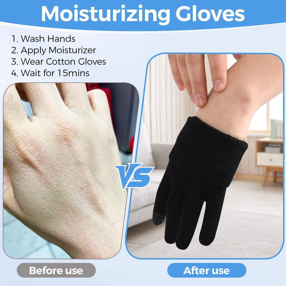 Donfri gloves worn on a hand to show size and secure fit benefit