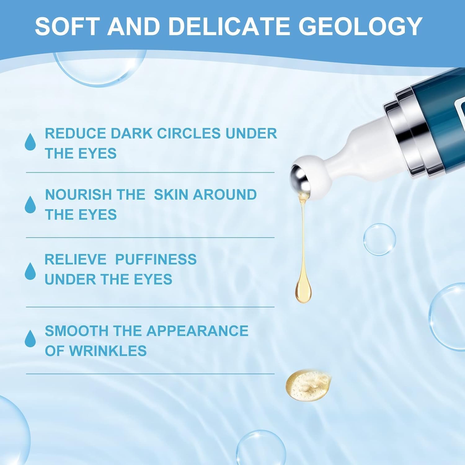 Dongyu serum applied in hand demonstrating lightweight texture and quick absorption