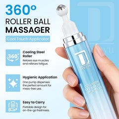 Dongyu application during morning routine providing depuffing massage benefit