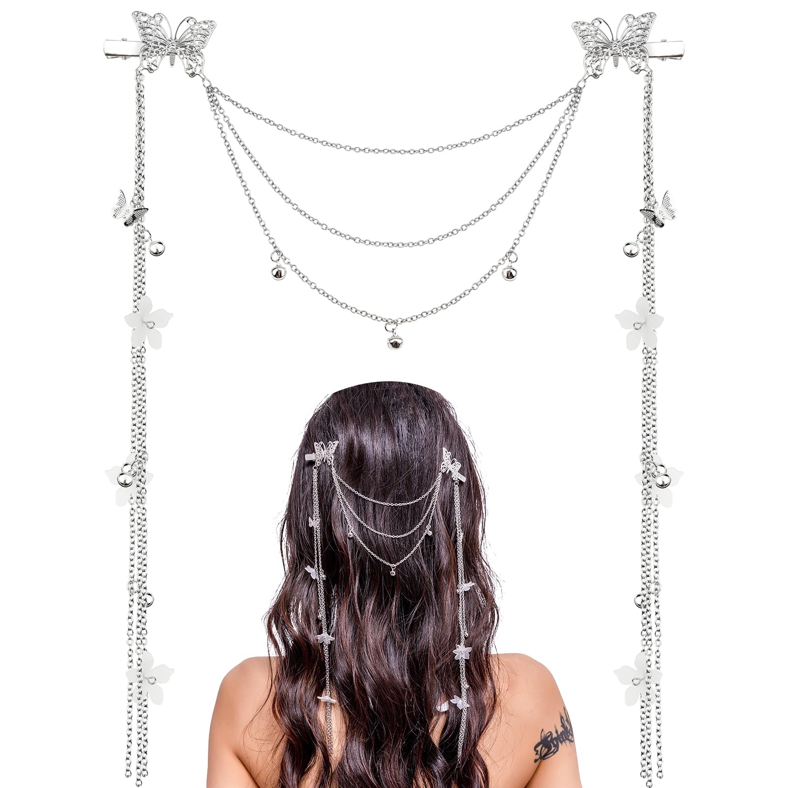 DonLeeving front view two-pack headbands showing sparkling styling benefit