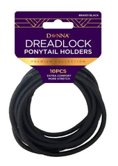 DONNA dreadlock ponytail front view showing secure hold