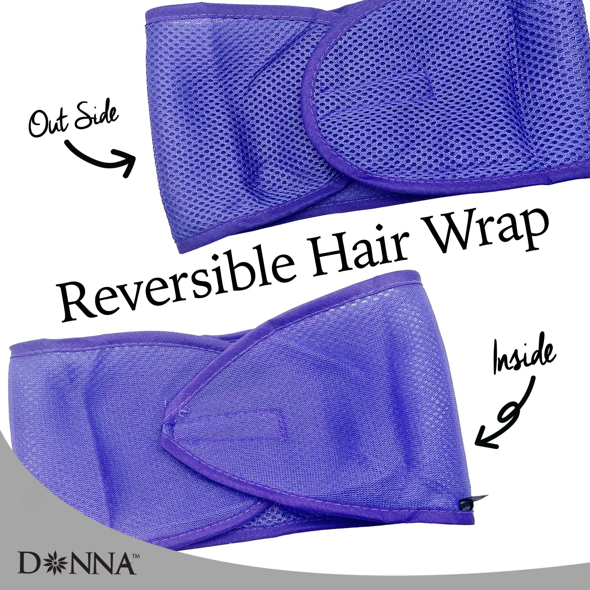 DONNA dual-mesh detail showing breathability and smoothing for faster drying
