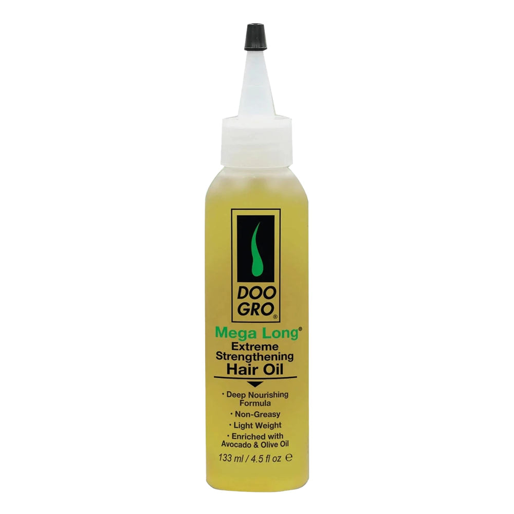 Generic Doo Gro bottle front view showing label and bottle benefit of strengthening