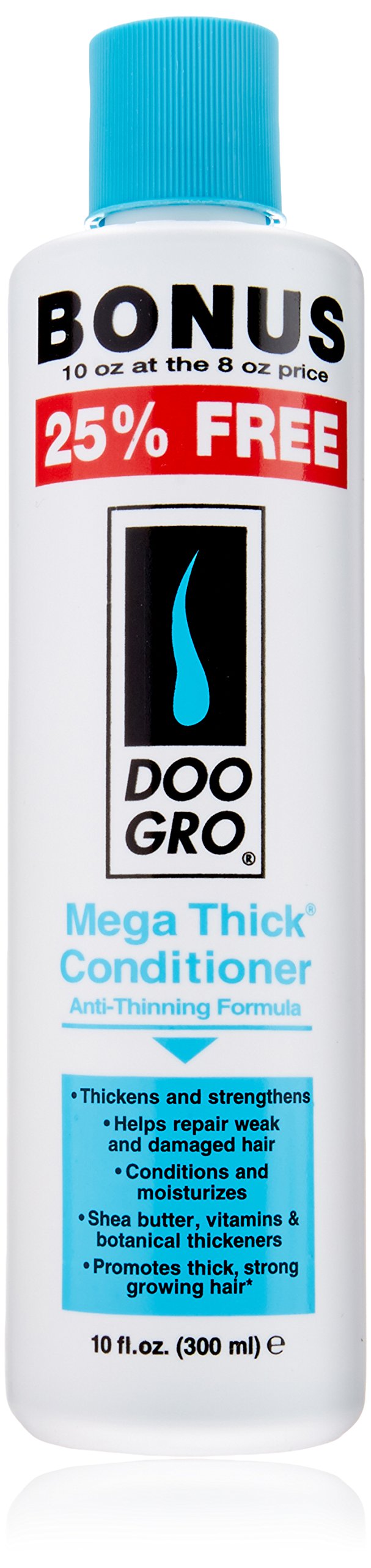DOO GRO front packaging showing 10 oz bottle and product benefits