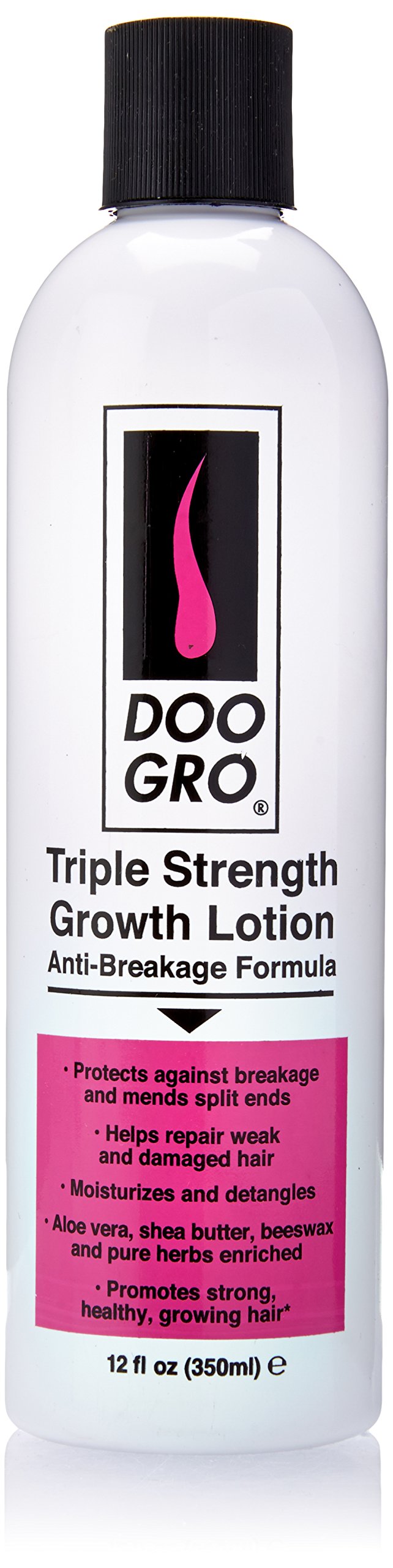 DOO GRO front bottle view showing label and 12 oz size benefit