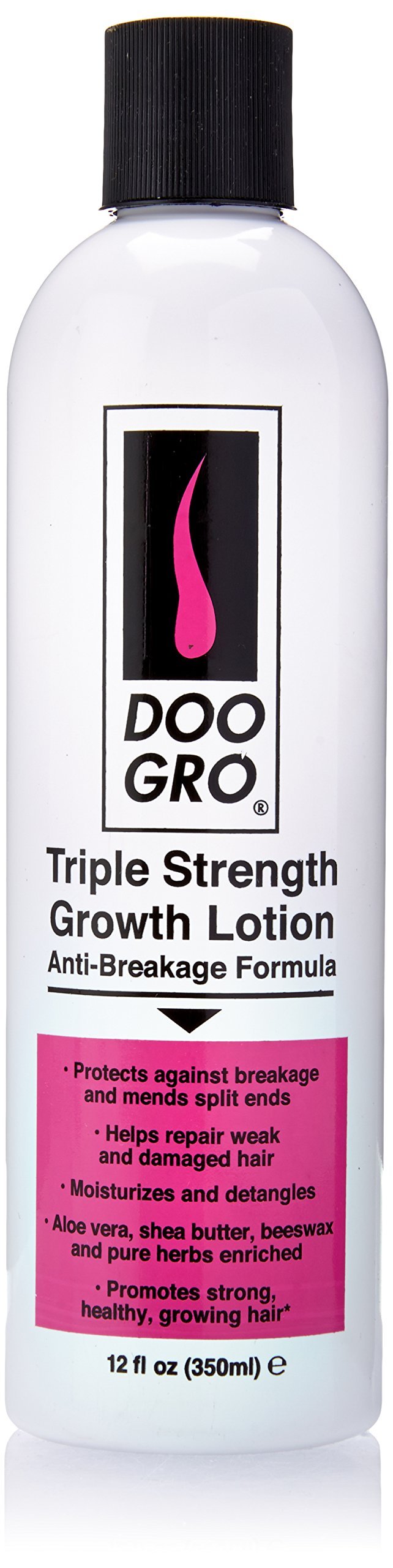 DOO GRO applied to hair ends demonstrating detangling and softer finish