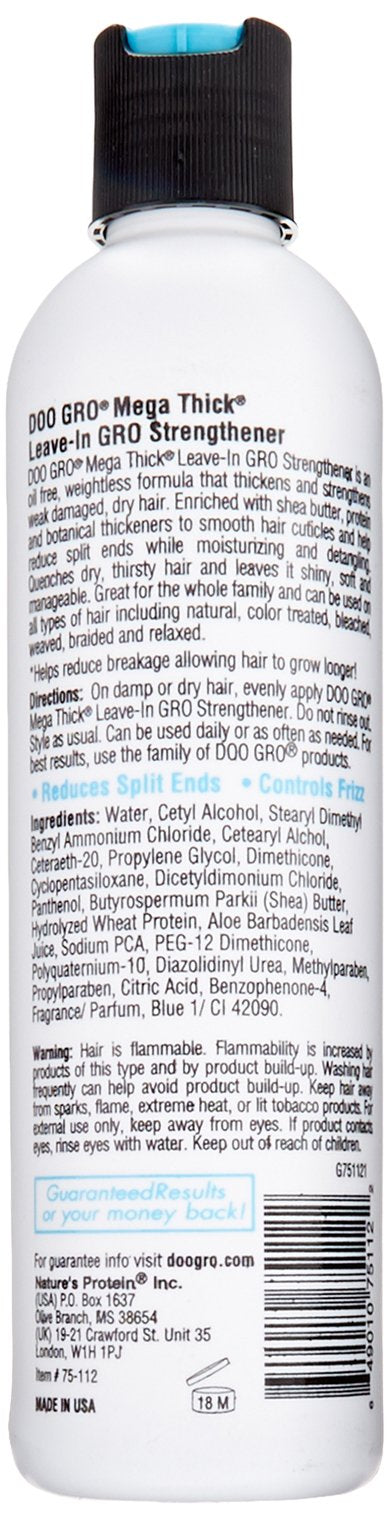 DOO GRO product being applied to damp hair for detangling and added shine
