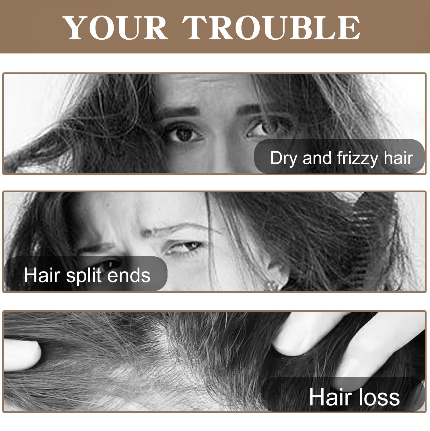 dootdott before and after hair improvement showing reduced frizz and shine