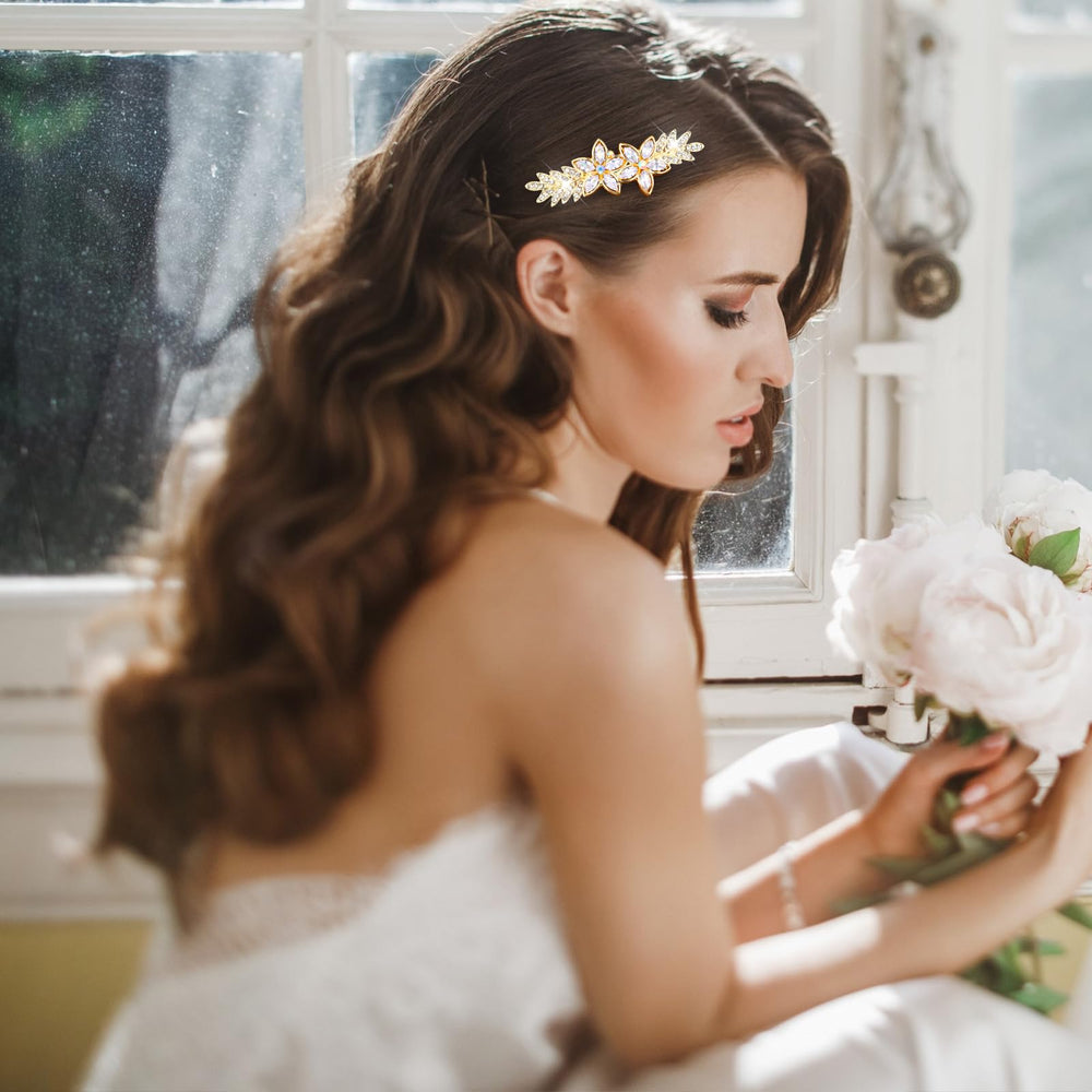 DOPENSPI hair clips styled in woman’s hair for an elegant everyday benefit