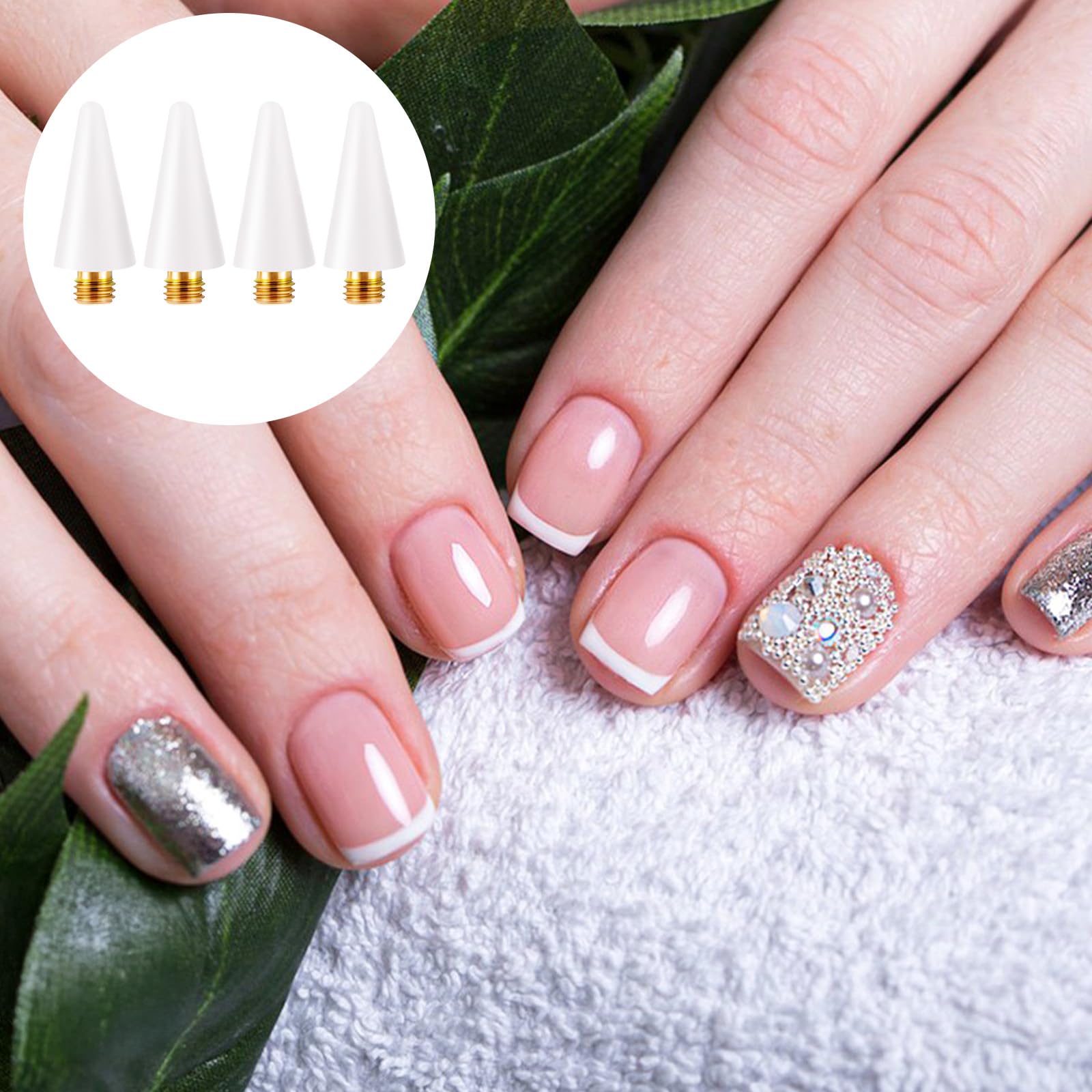 DOPENSPI tip picking rhinestone on nail demonstrating accurate placement benefit