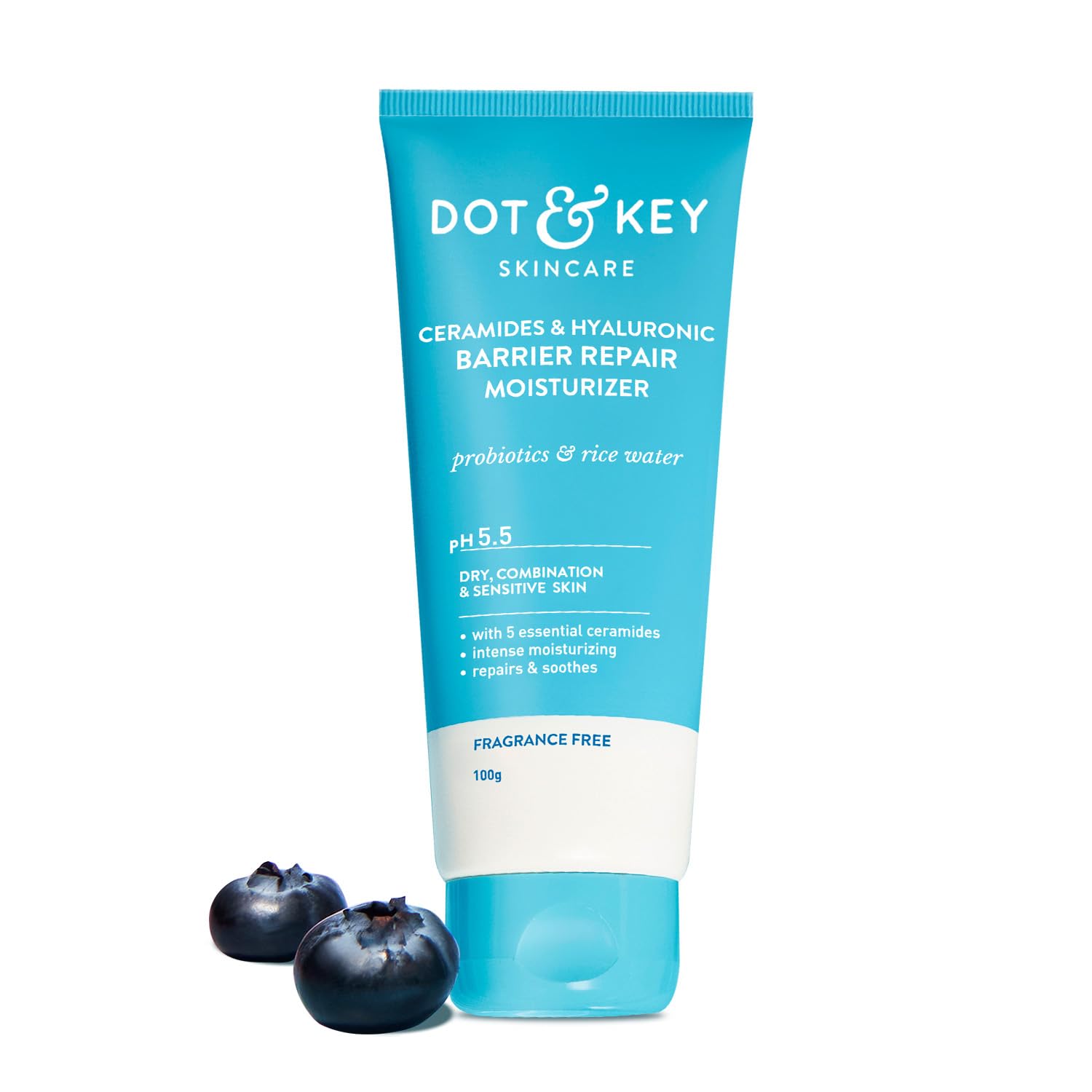 Dot & Key jar front view showing clean packaging and product name for shelf appeal