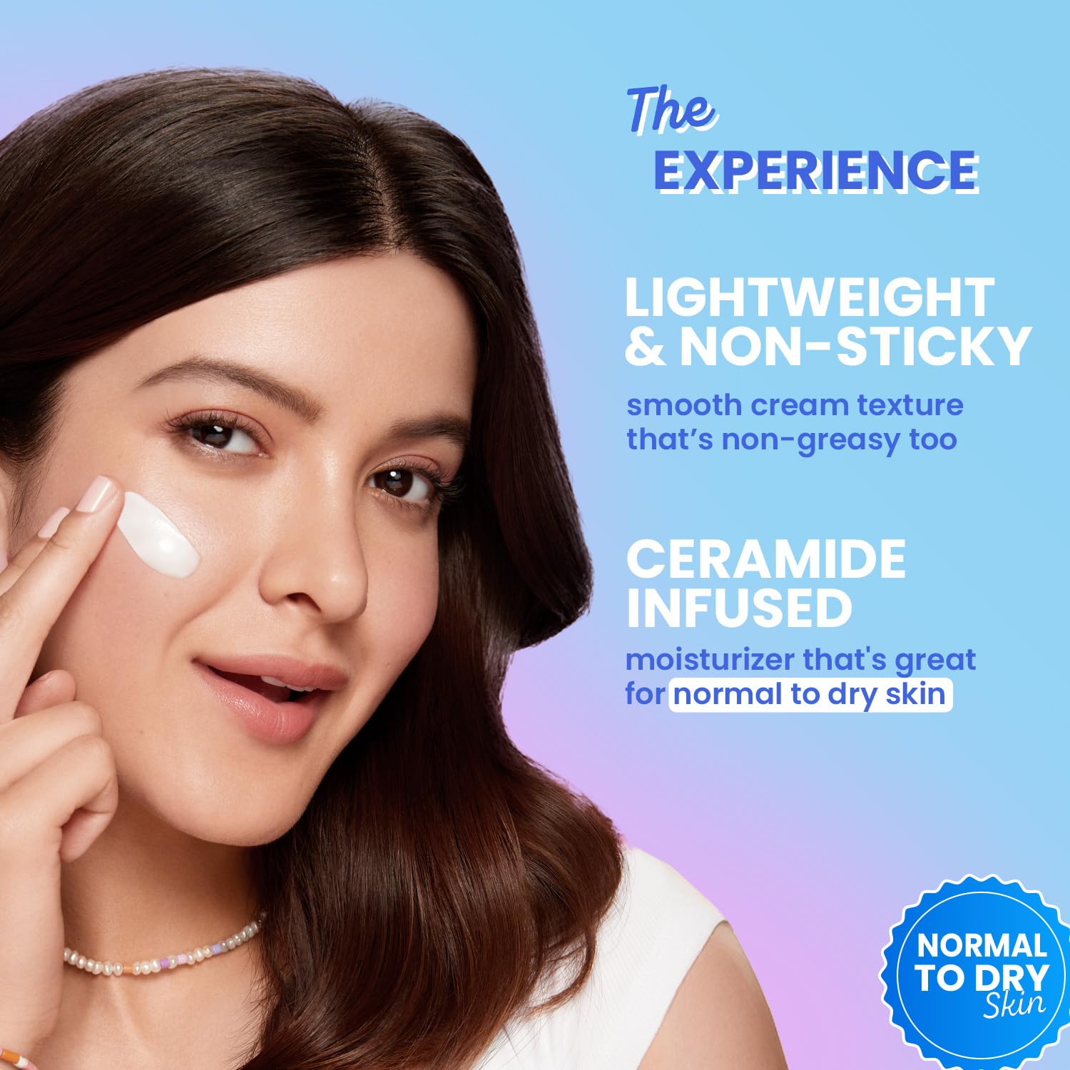 Dot & Key cream texture close-up revealing smooth, hydrating consistency for fast absorption