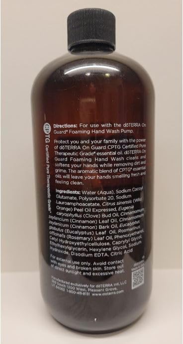 doTERRA refills beside sink in bathroom scene showing tidy, scented hand care