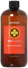 doTERRA foaming texture close-up demonstrating gentle lather on hand
