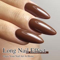 Double Rhythm 15ml polish flowing from brush showing smooth consistency benefit