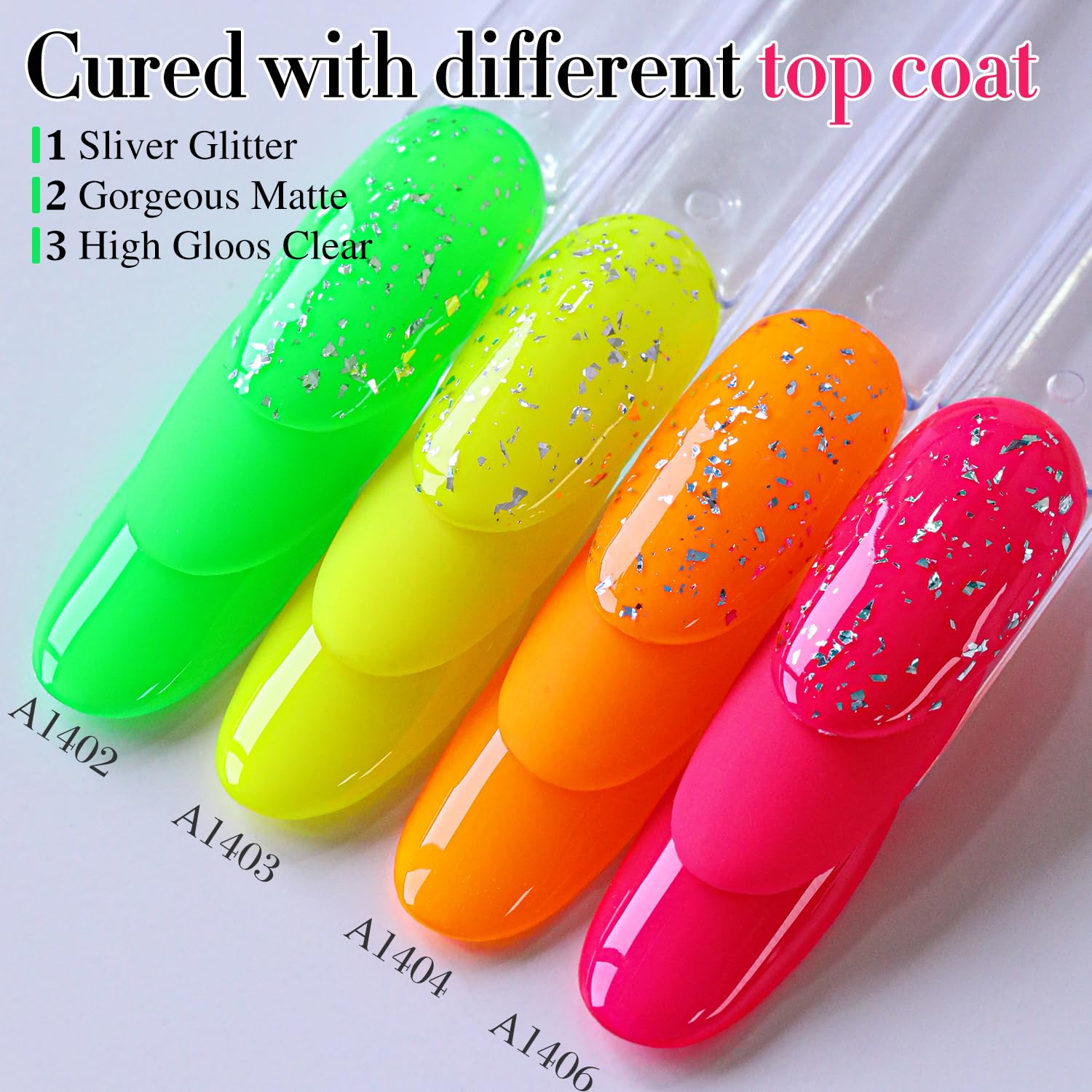 Double Rhythm polish applied on nail close-up for precise application benefit