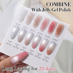 Double Rhythm polish being applied in salon for easy professional finish