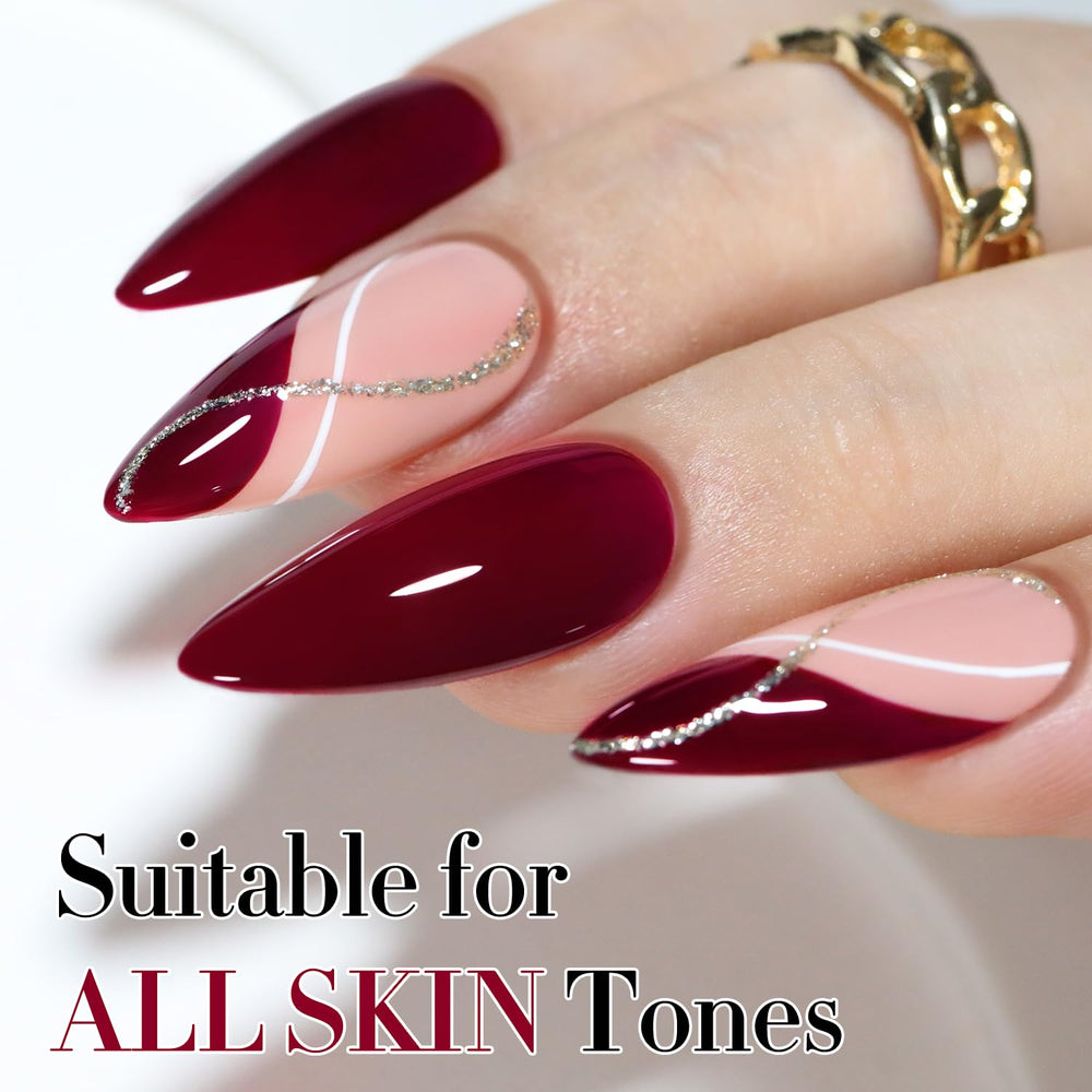 Double Rhythm step-by-step application image showing proper base and top coat use