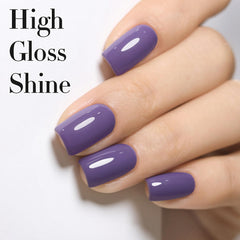 Double Rhythm polish curing under LED lamp demonstrating quick salon-style cure