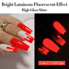 Double Rhythm bottle beside LED lamp demonstrating correct curing benefit