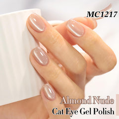 Double Rhythm apricot nude brush stroke close-up showing smooth application and sheer shimmer